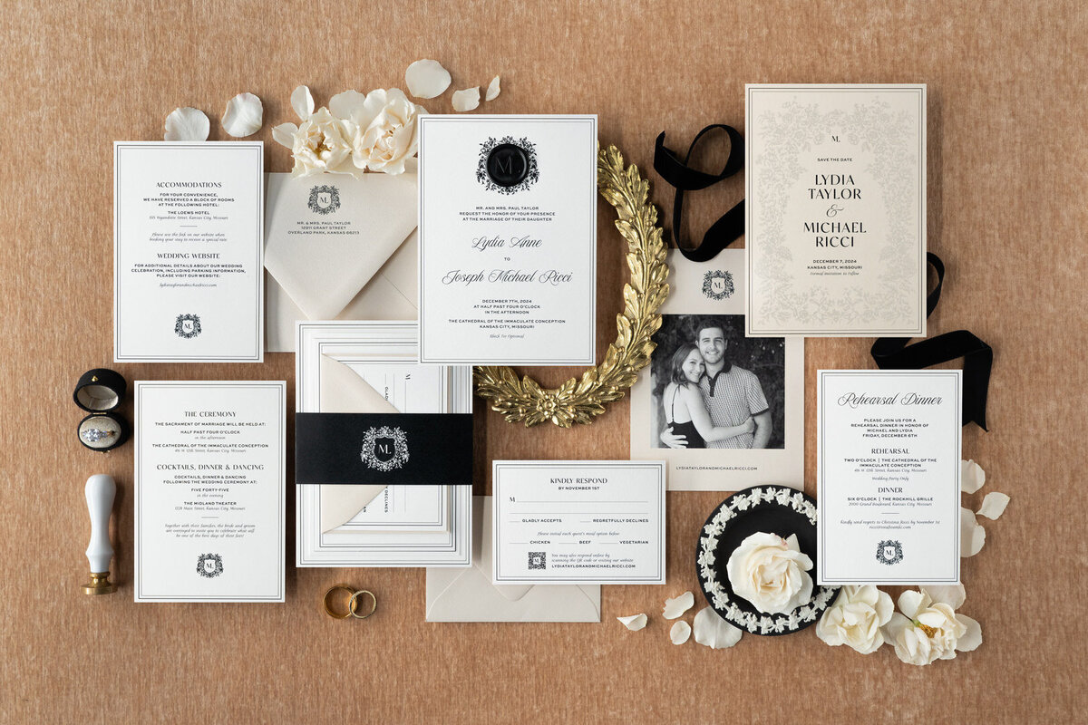 Lydia + Michael's Invitations