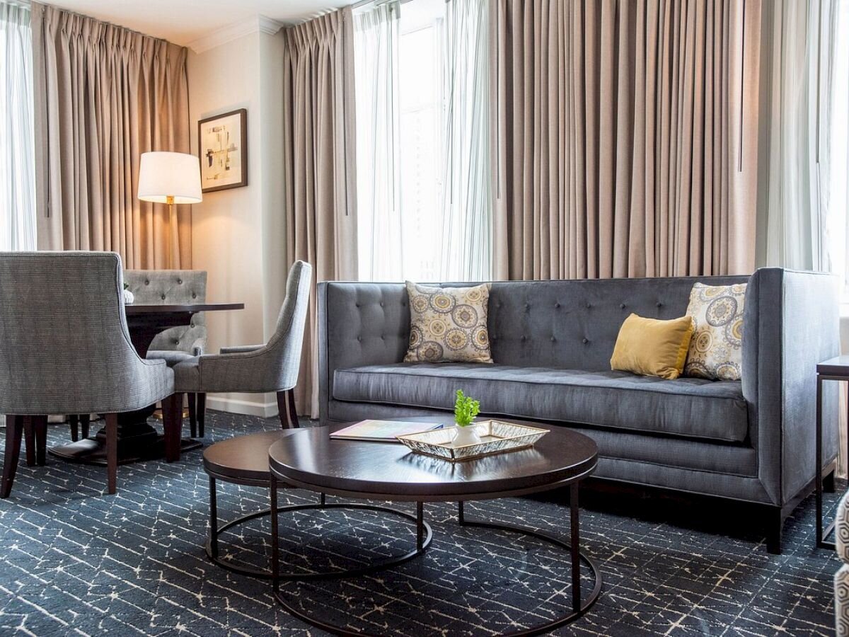 Luxury hotel suite interior design