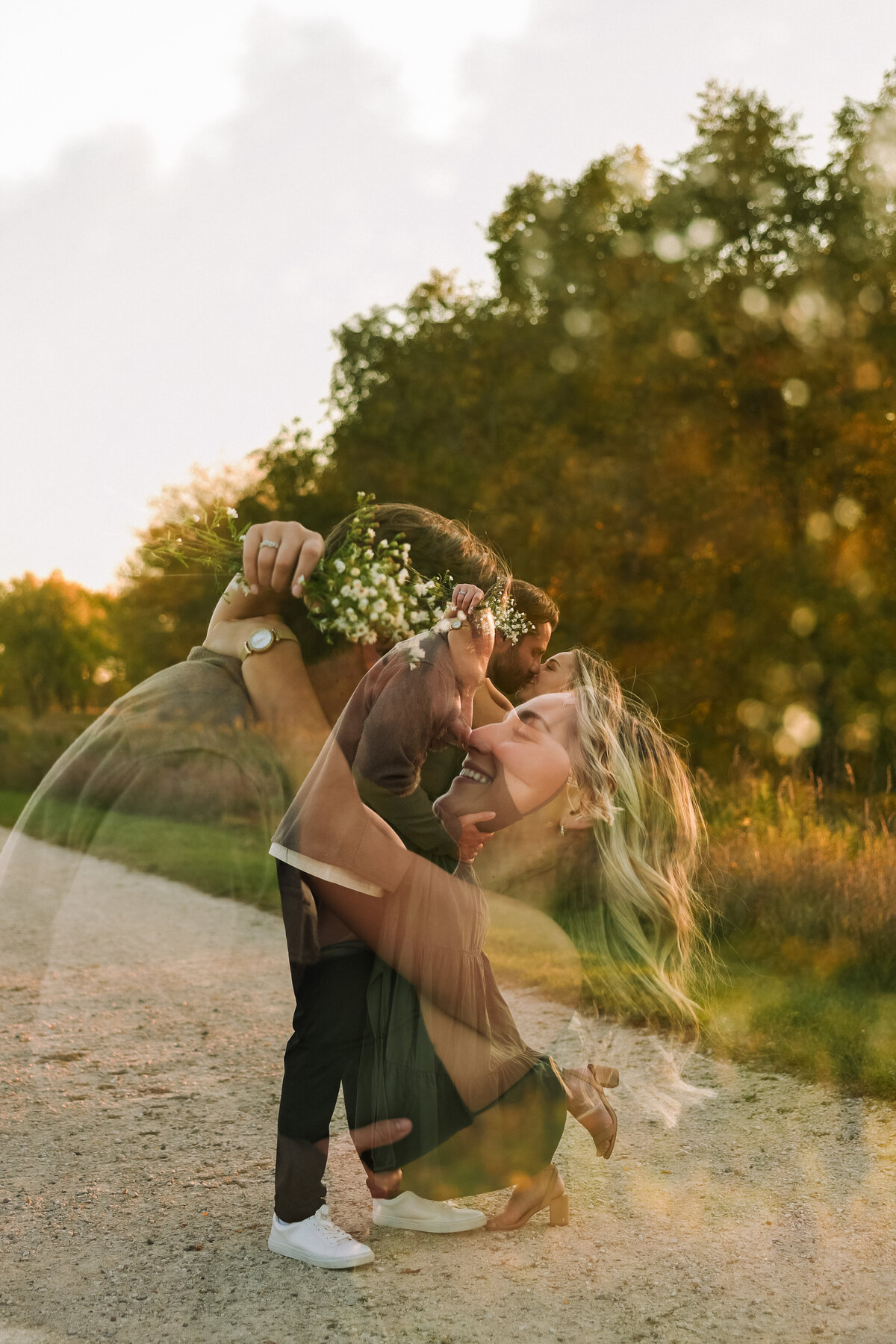Wisconsin State Park Engagement Photographer Pike Lake South Kettle Moraine Unit Creative Couples Session-245