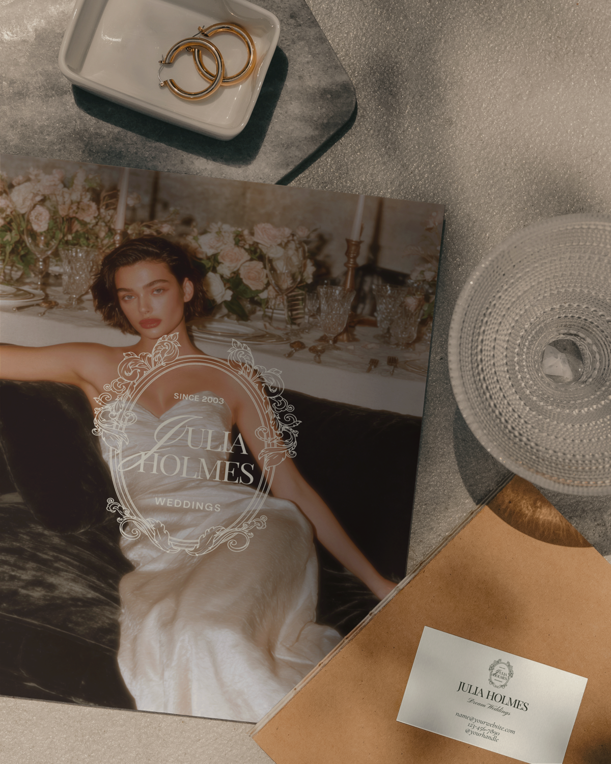 Brand Julia - Branding and Website Template for Wedding Planner and photographer