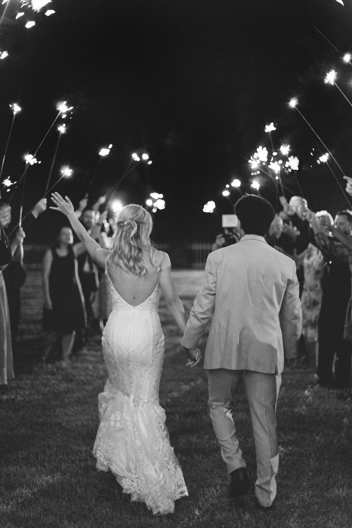 Sparkler exit at Yankee Hall in Greenville, NC