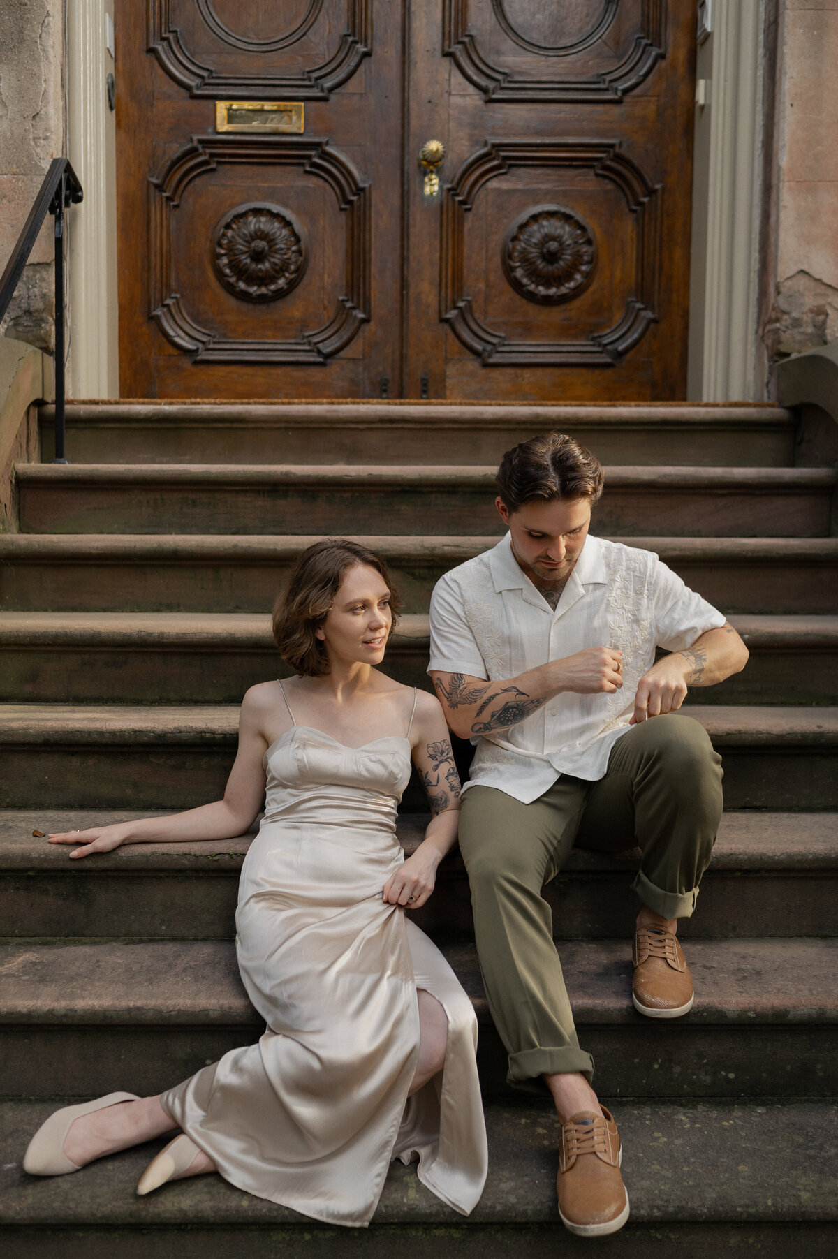 Savannah Engagement Photographer- Chippewa Sqaure Engagement Session - Karen Norian Photography-Mackenzie and Gabe-3569