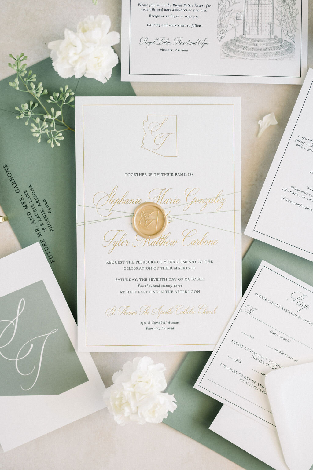 royal_palms_wedding_invitations_gold_foil