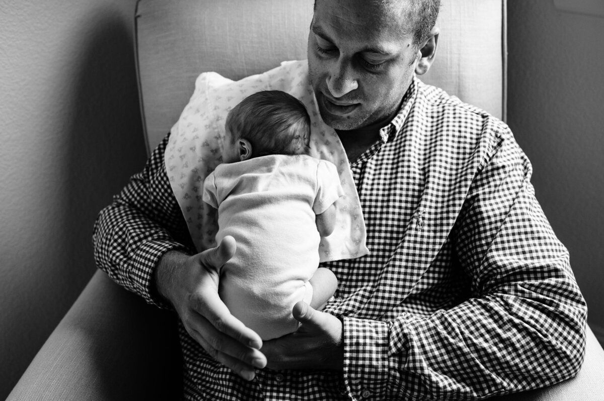 Boulder Newborn Photographer daddys little girl
