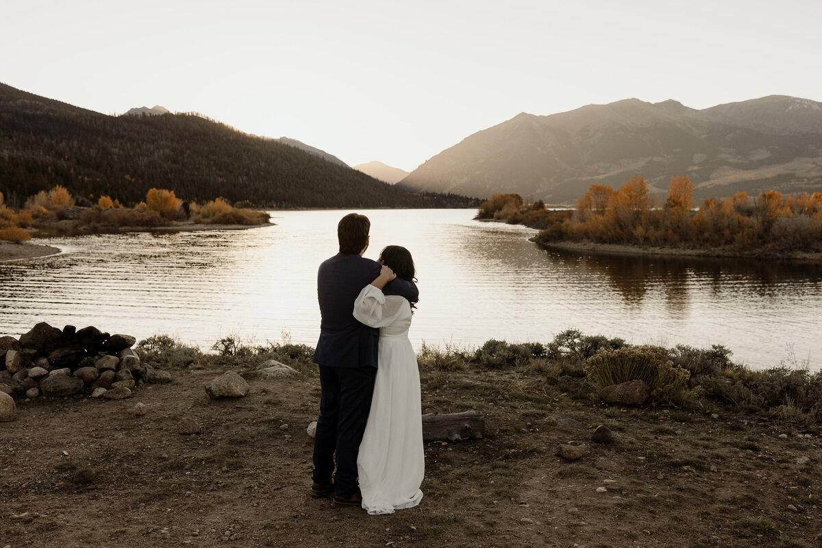 Garden of the Gods Elopement Couple Smiling