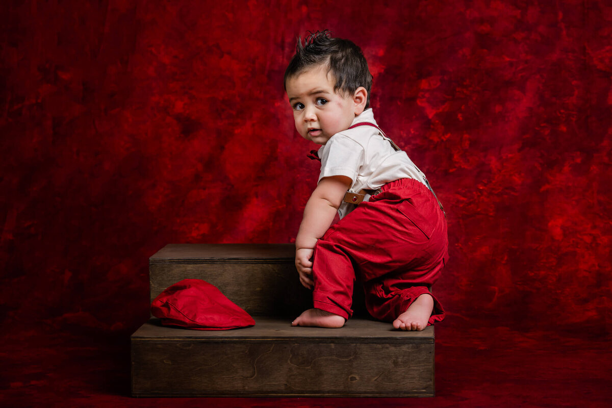 Better than school pictures of young boy by Prescott kids photographer Melissa Byrne