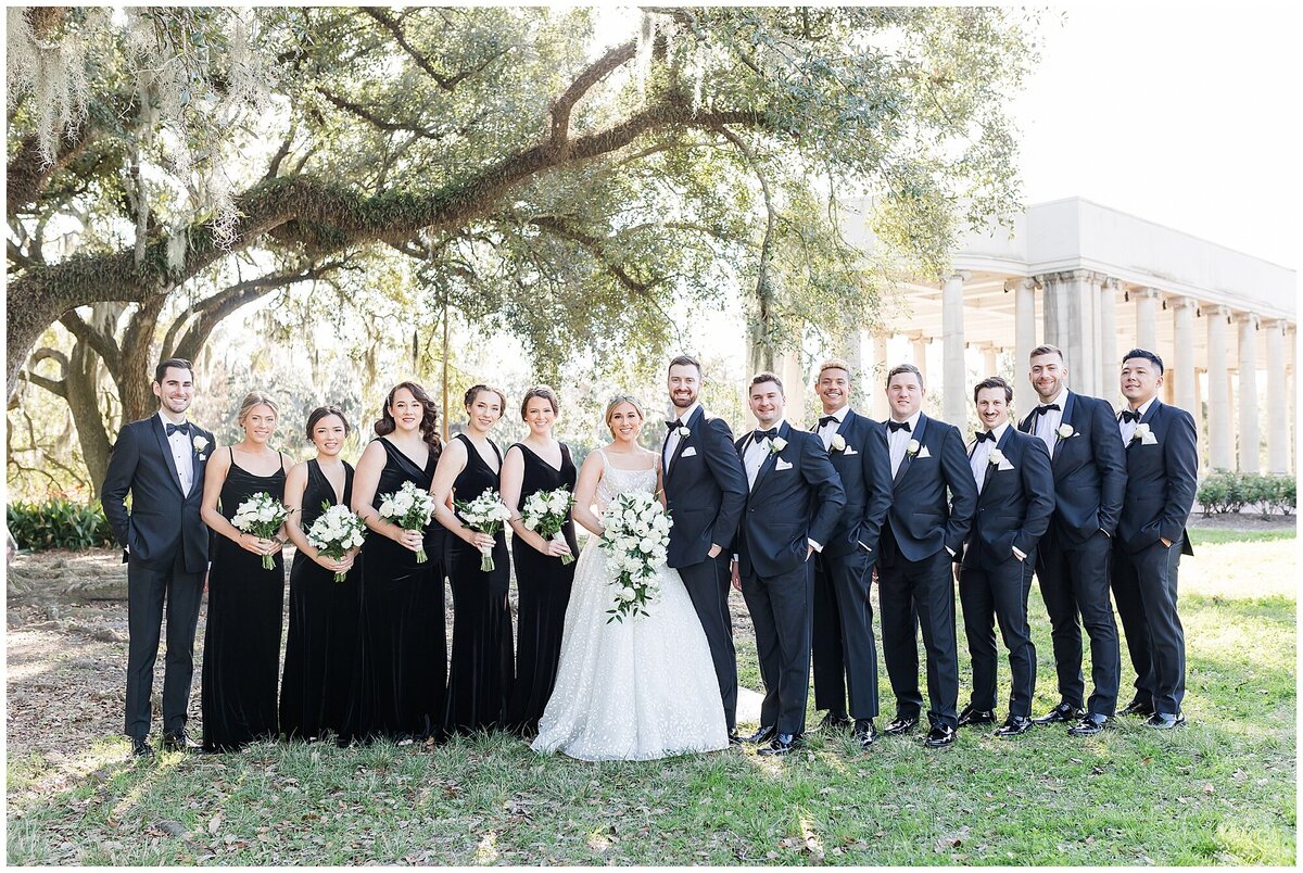 Wedding party at City Park