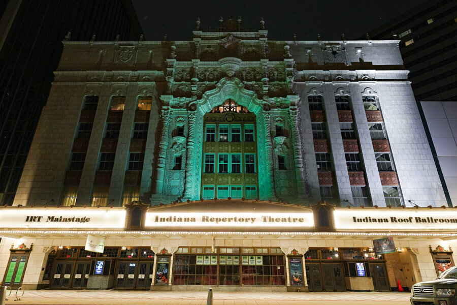 Indiana Roof Ballroom at night