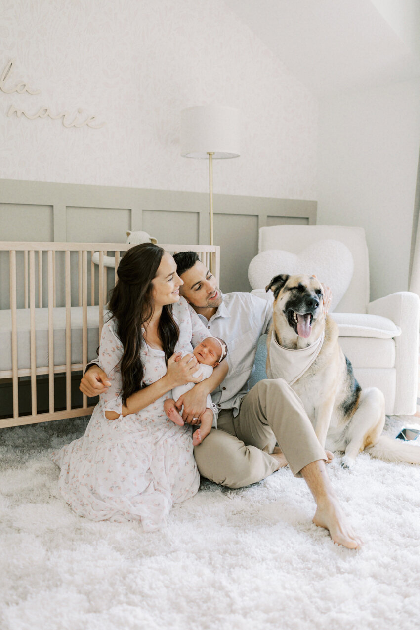 Akron and Cleveland in home newborn photography