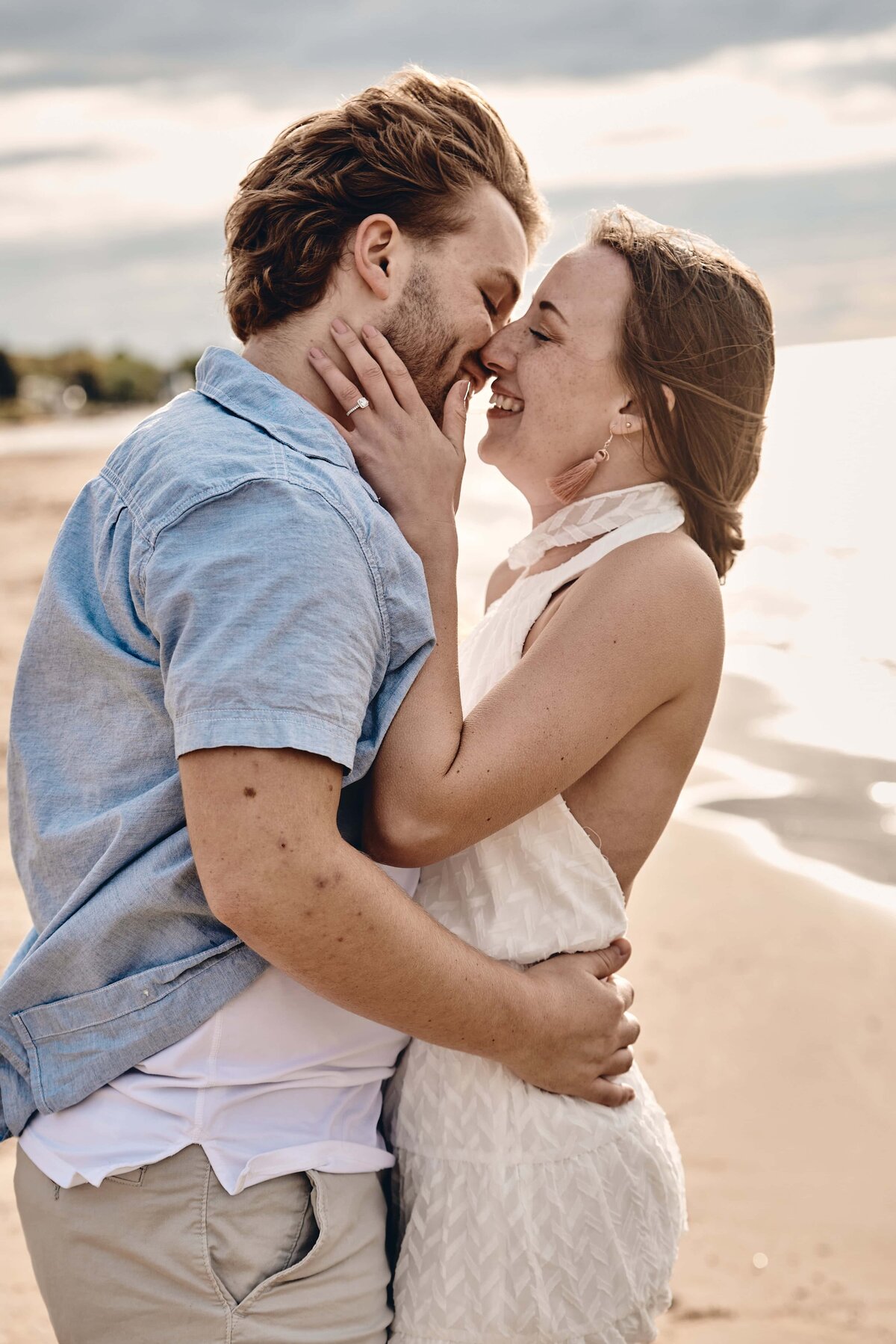 Sleeper State Park Beach Engagement Caseville, Michigan_115