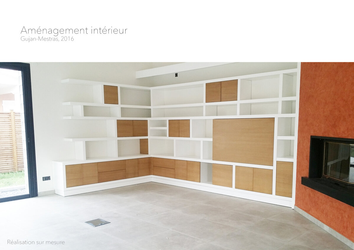 Création de mobilier fonctionnel et esthétique pour un espace contemporain