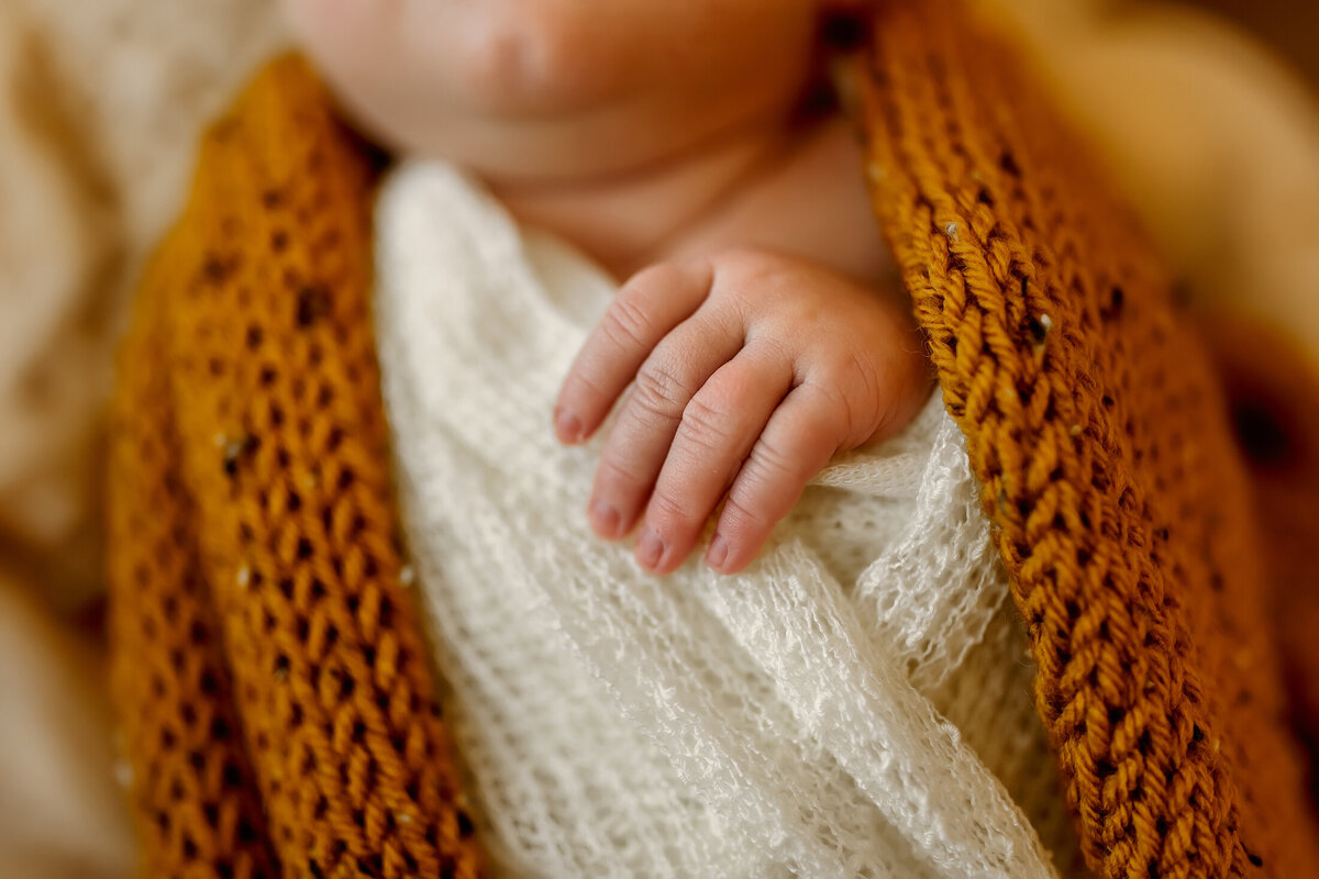 little newborn hands | Crowley, TX Newborn Photographer