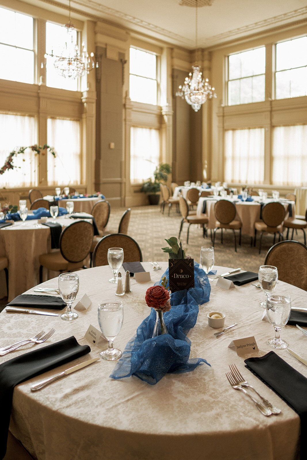 wedding reception table decor