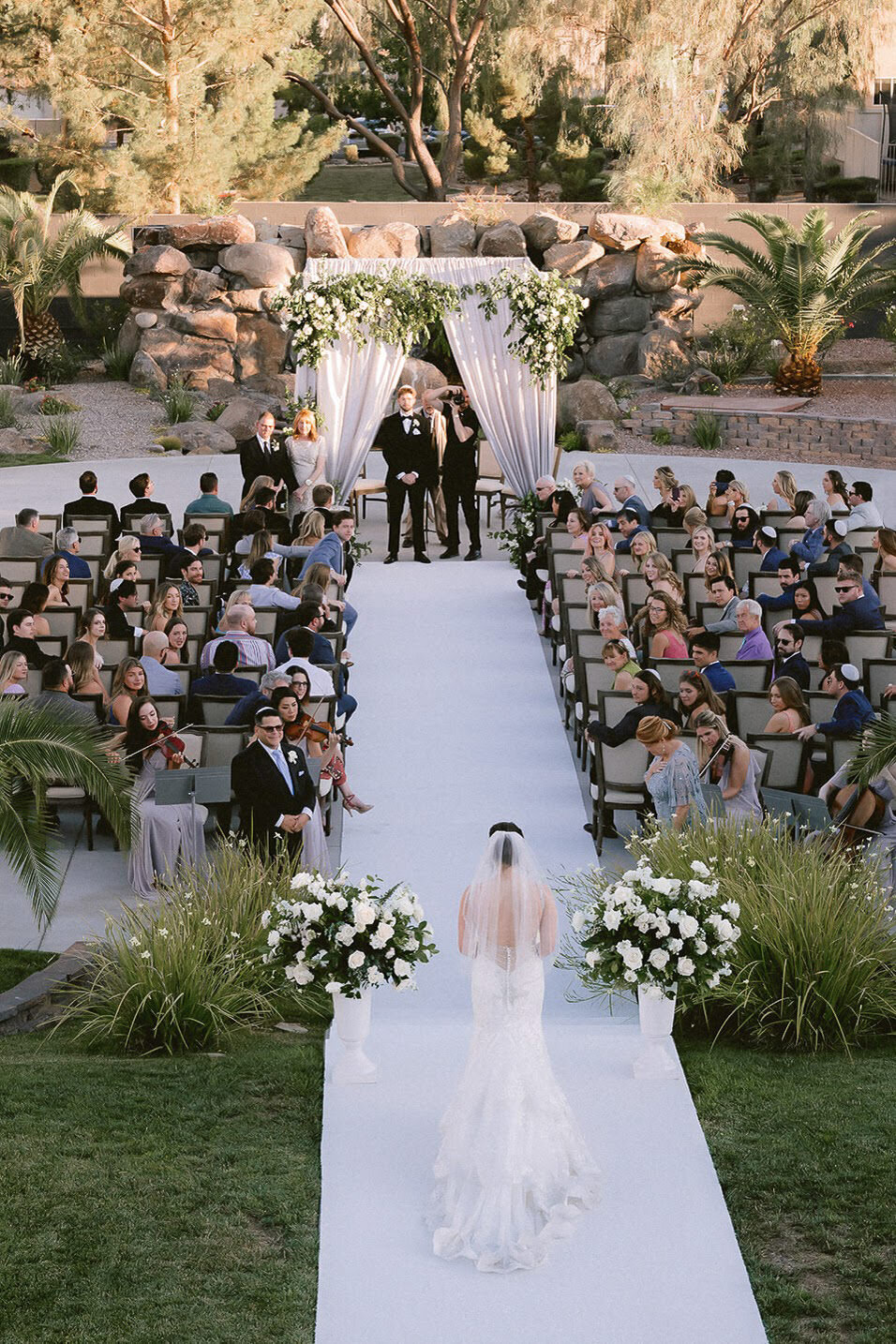 Soft and Romantic Wedding at Lotus House in Las Vegas - 36