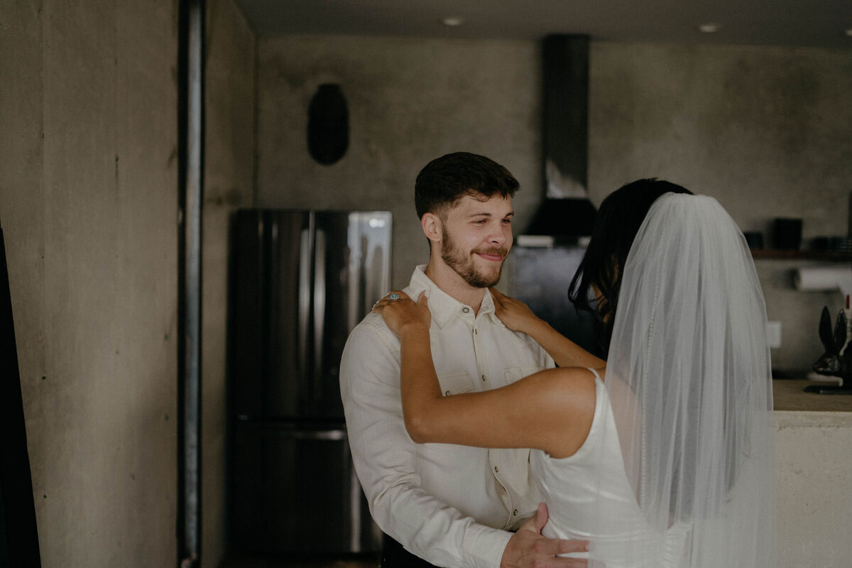 Josh+ElianaGettingReady-240