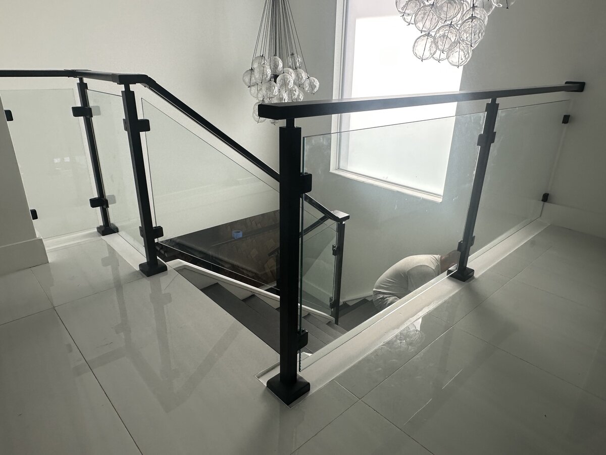 Modern Glass & Aluminum Railings in Boca Raton, South Florida