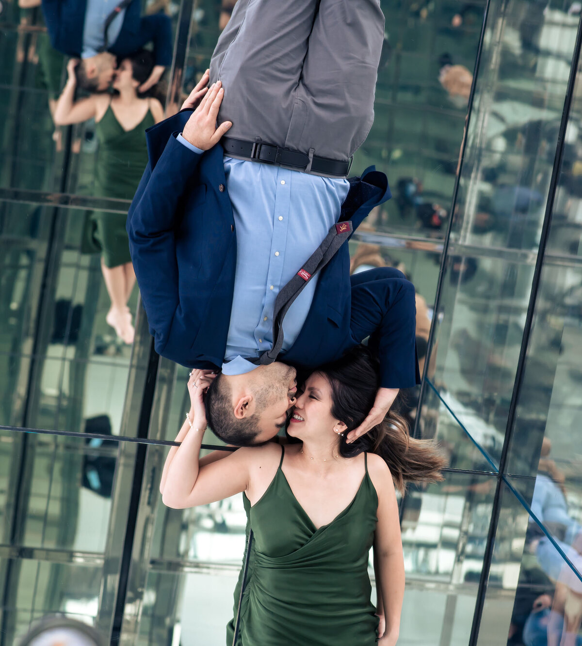 engaged-asian-couple-at-the-summit