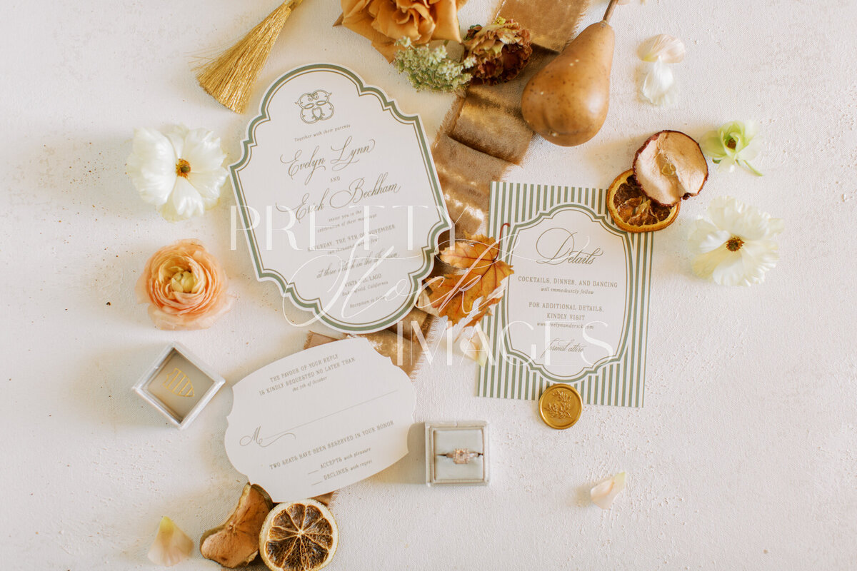 Pretty Stock Images - Fall Wedding Flat Lay-033