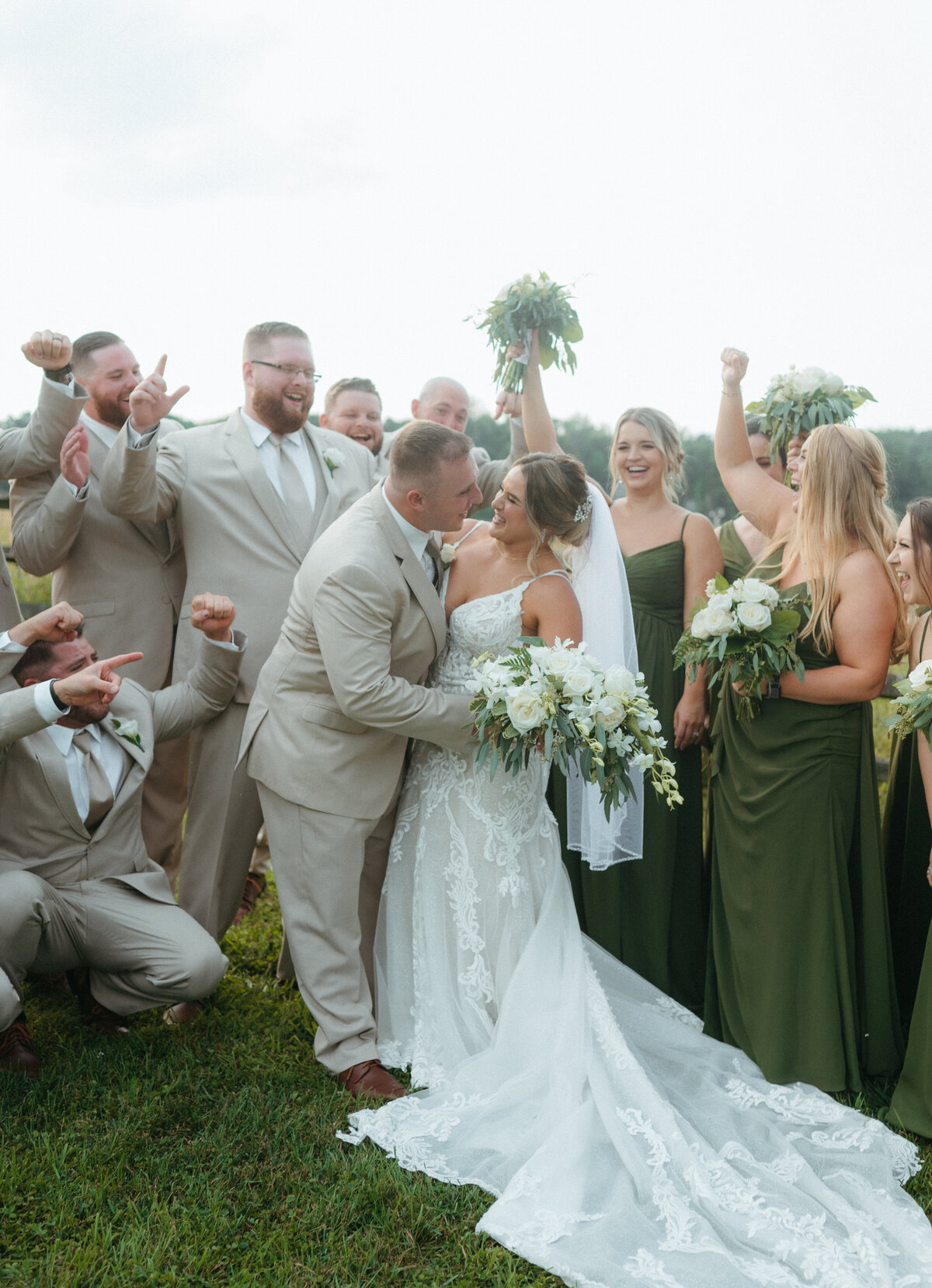 fun wedding photos