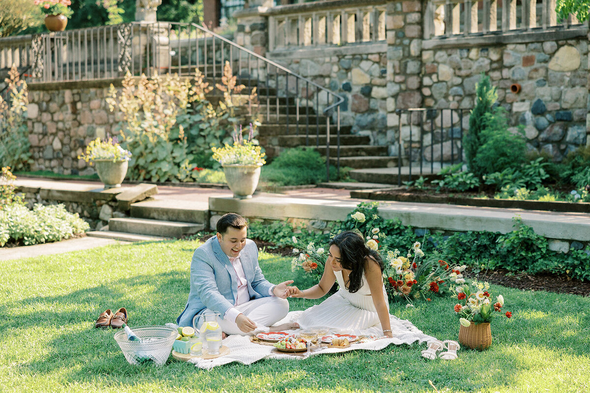 Garden wedding proposal3