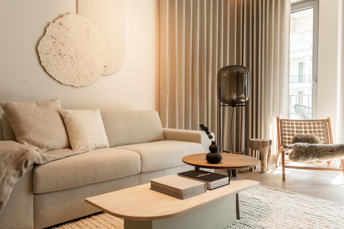 Visualisiererung des Ruhebereichs im SPA Bereich des the shore club.