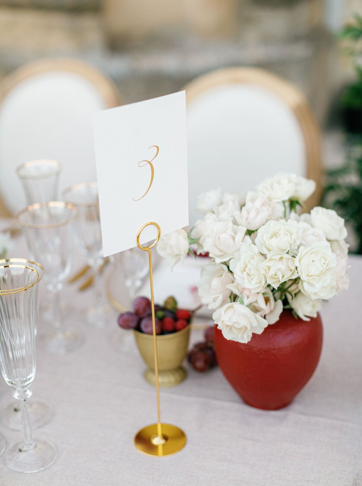 Gold-table-number-white-burgundy-florals