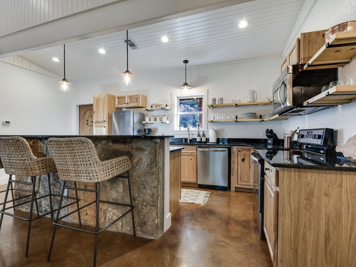 Kitchen in the cabin