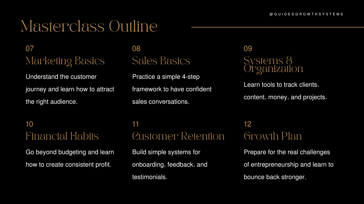 Launch Your First Offer outline 2