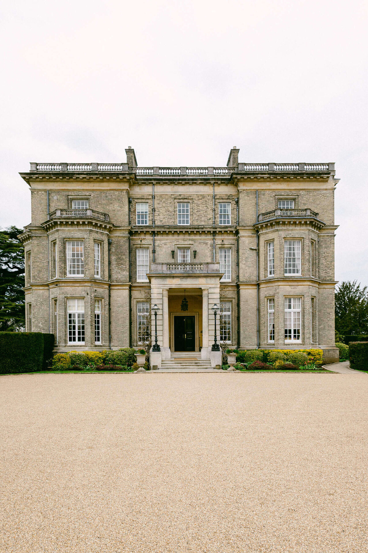 A wedding day photo of the wedding venue Hedsor House in the UK