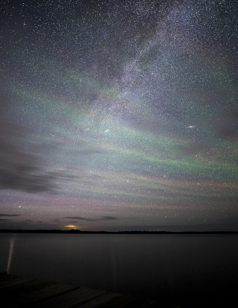 Air Glow and Milky Way Above Voyageurs National Park Stargazing NPS Minnesota_By Stephanie Vermillion