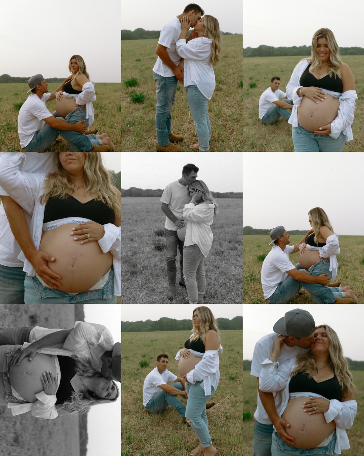 Sycamore Illinois Editorial Maternity Session Outdoors