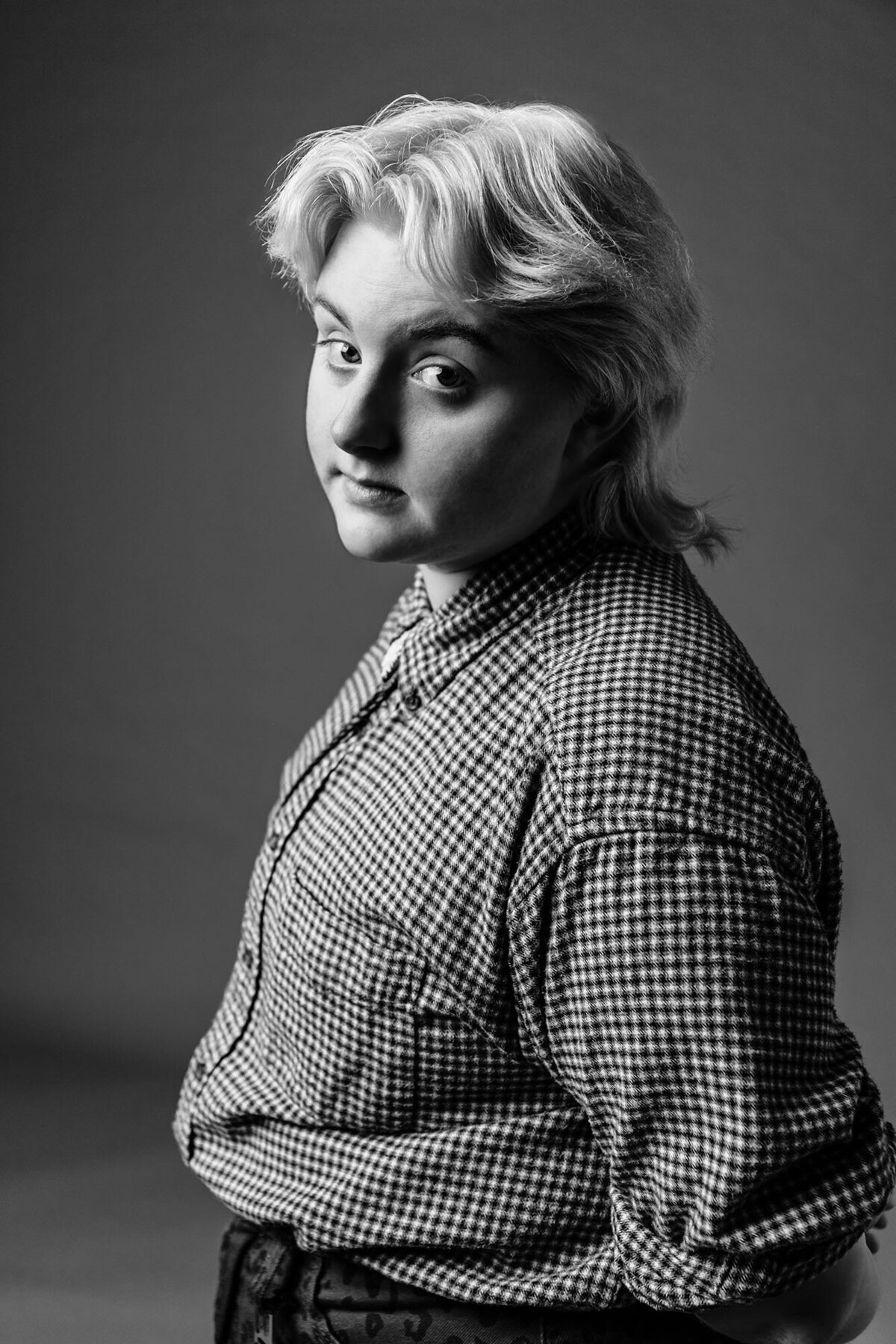 Studio portrait of University of Montana student