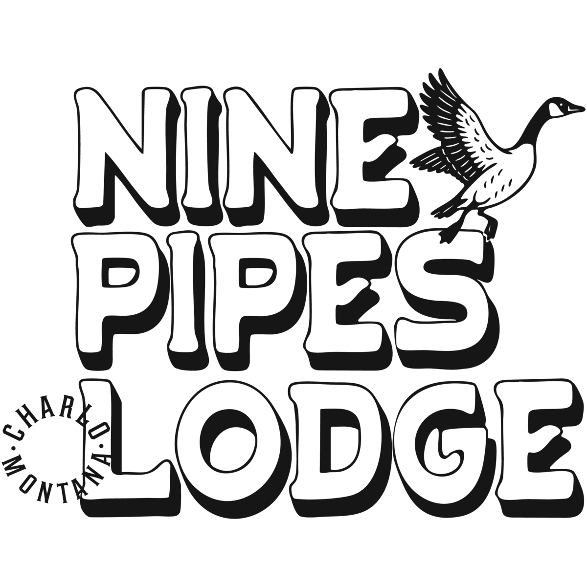 Main Logo Two - Black Outline