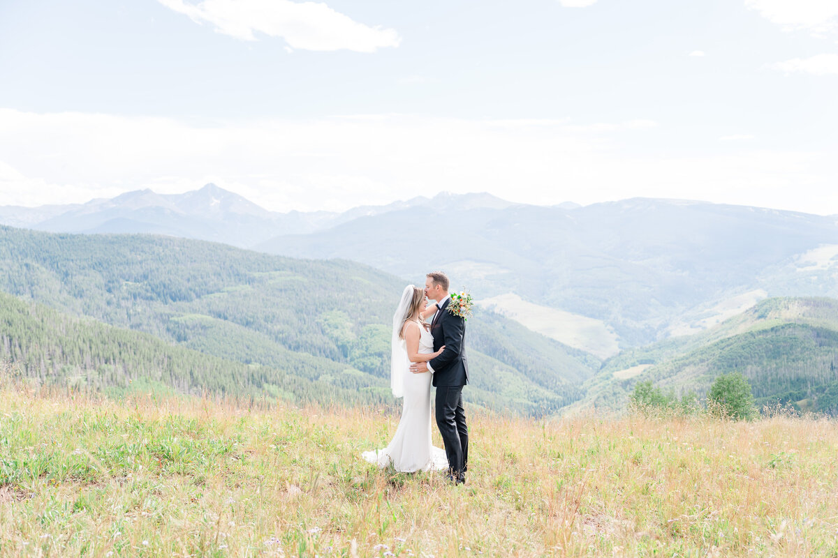 Vail Wedding Deck Mountain Village Romantic Summer Elopement Wedding Ski Lift Elena Spraguer Photography 0010