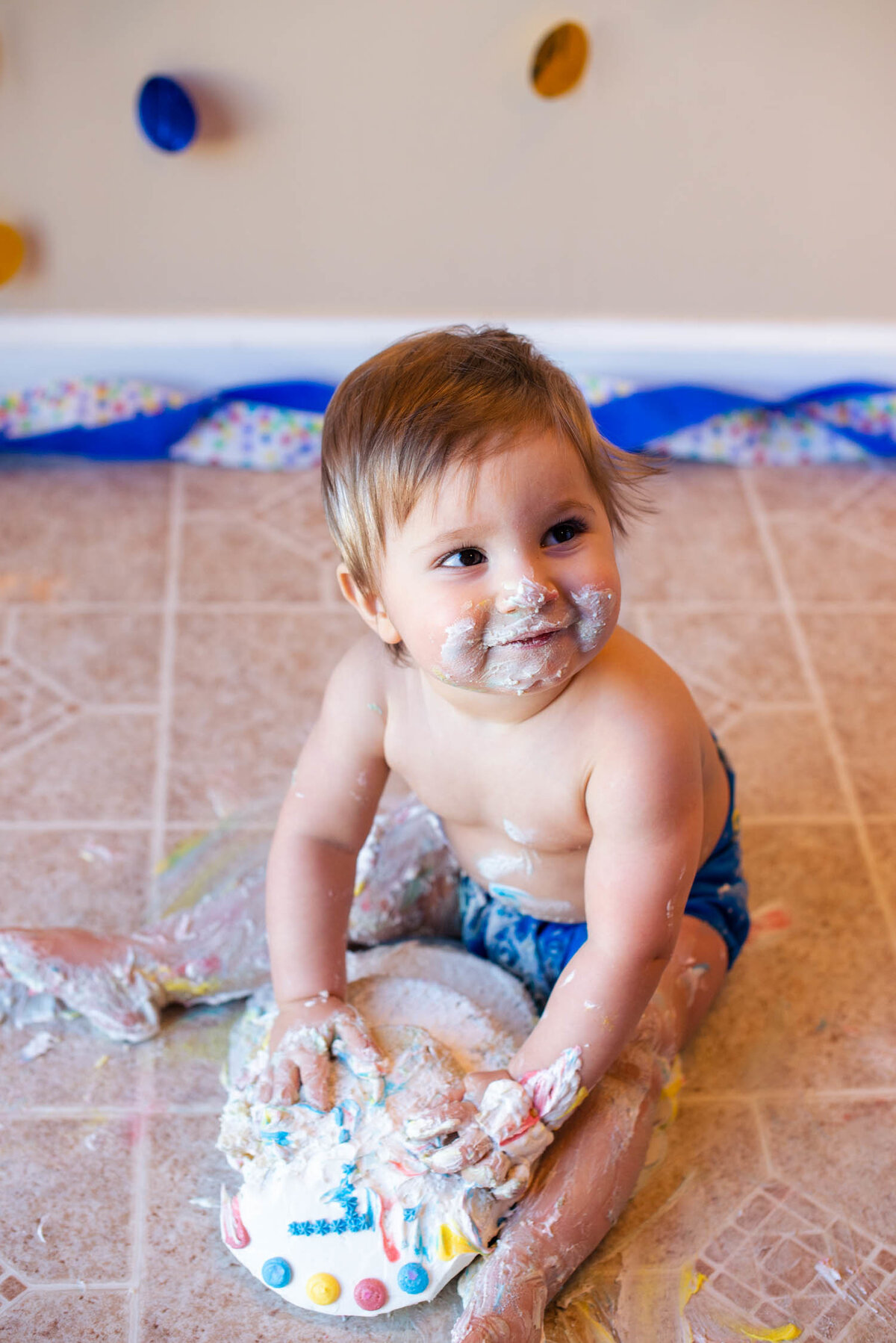 Tippin One Year Cake Smash Milestone Session, New Brunswick NJ Photographer-13