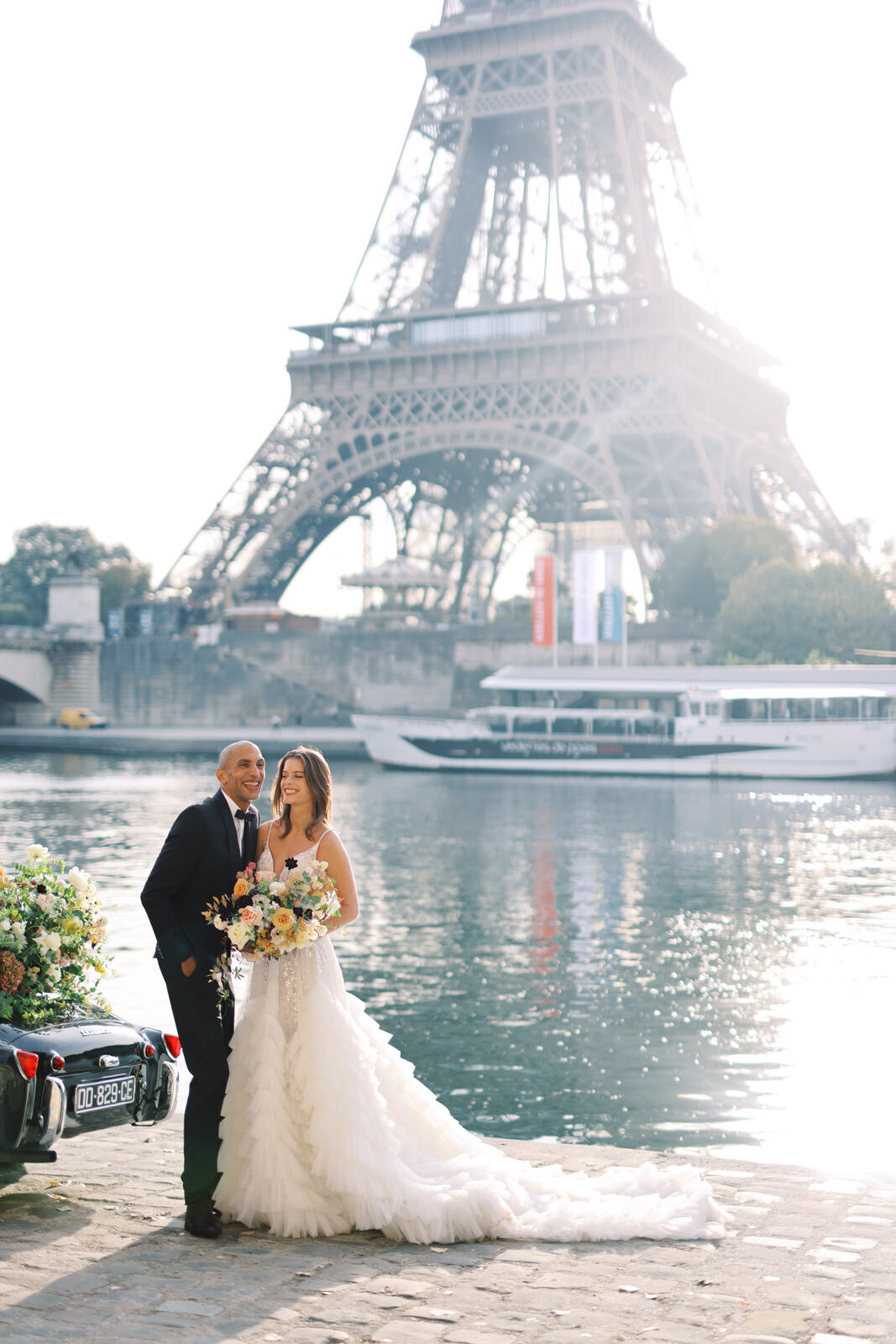 Modern Film Wedding Photography in Paris France 59