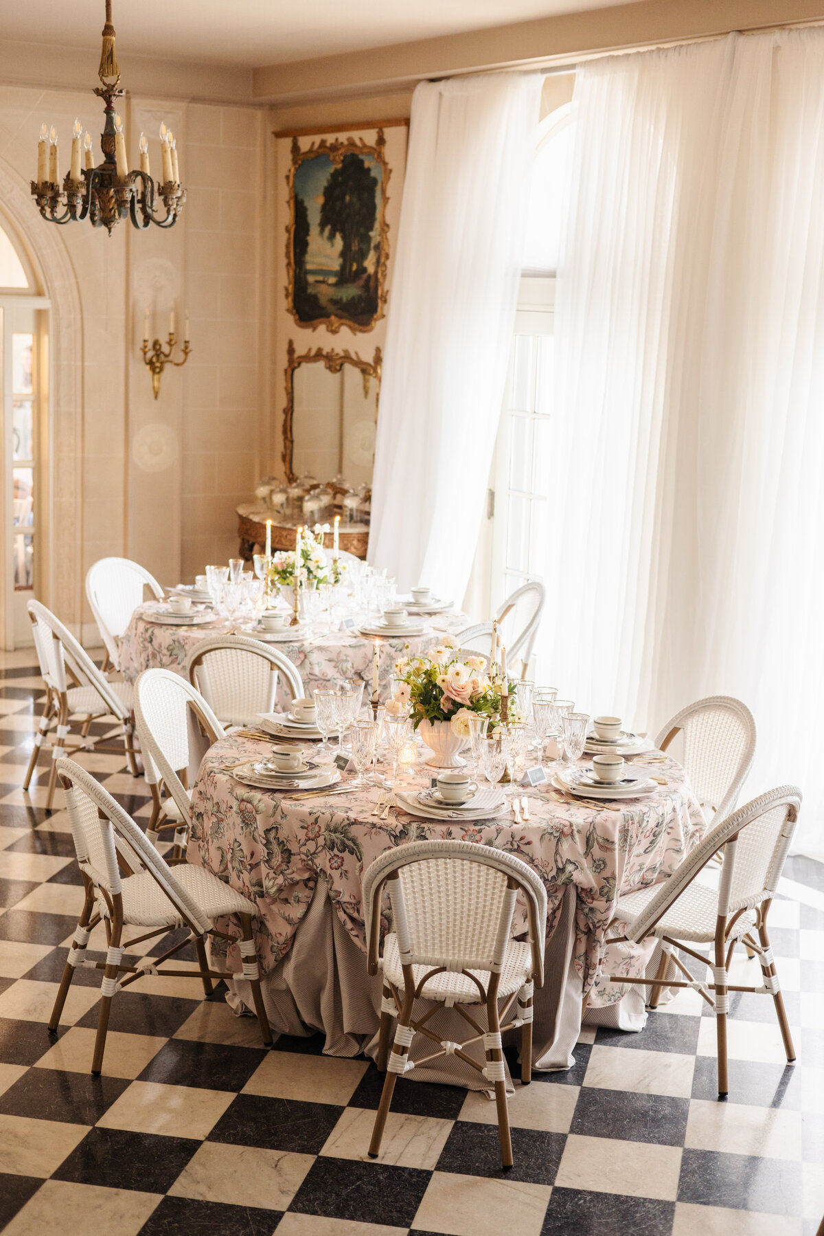 Bridal Heels and Bouquet on Antique Chair