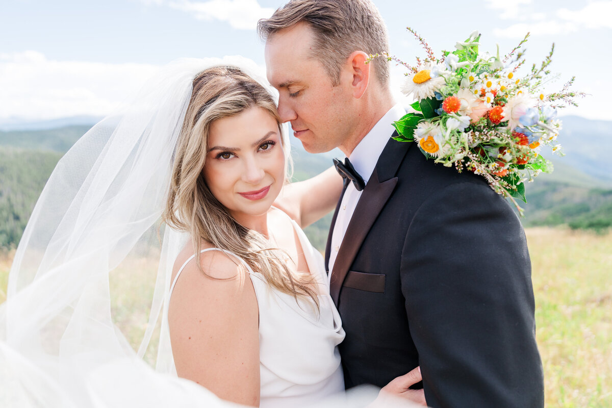 Vail Wedding Deck Mountain Village Romantic Summer Elopement Wedding Ski Lift Elena Spraguer Photography 0012