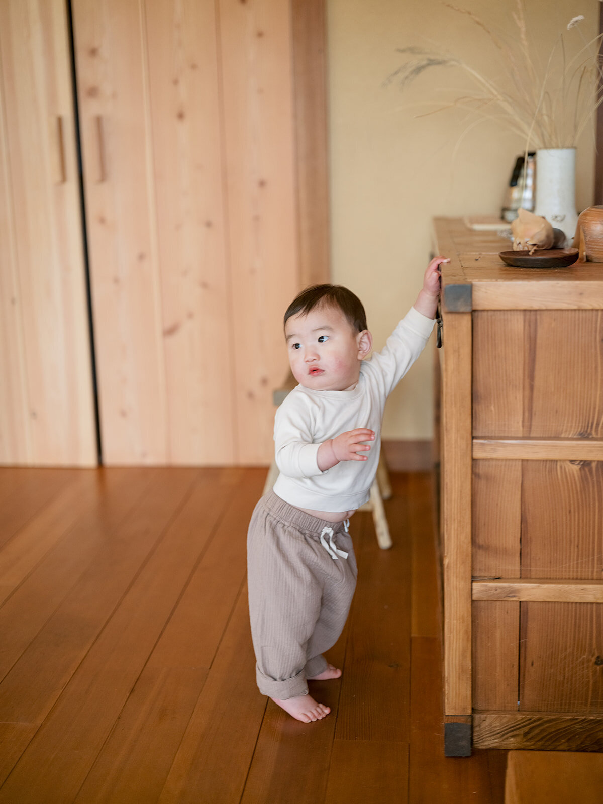 One year old portraits Berkeley studio toddler photography Bay Area