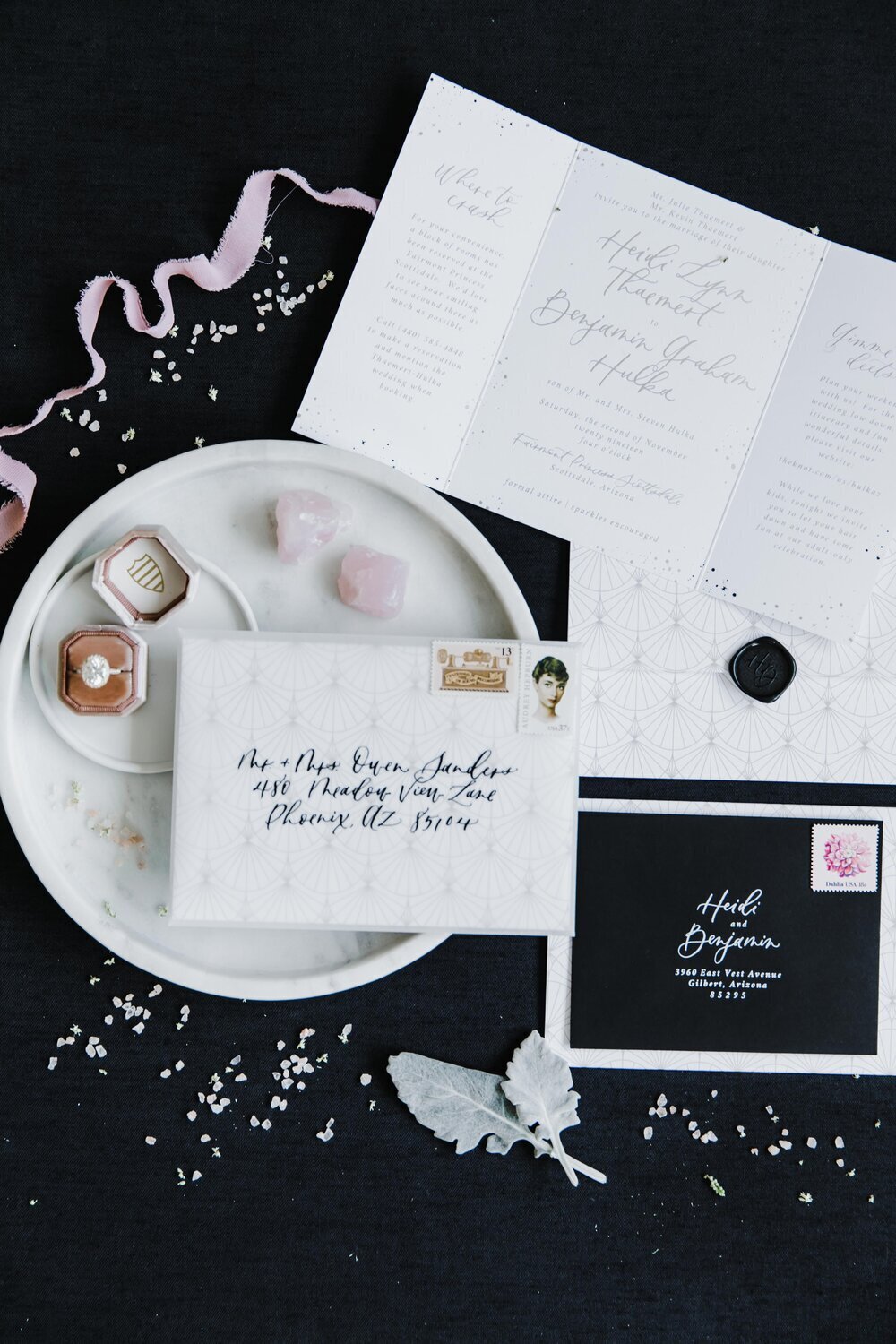 Black+tie+wedding+invitations
