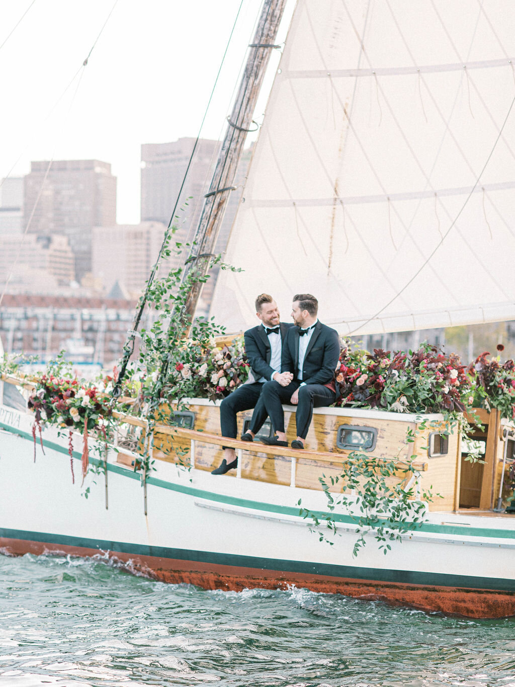 Kate-Murtaugh-Events-Boston-Harbor-sail-boat-yacht-elopement-wedding-planner-coastal-ocean-sail