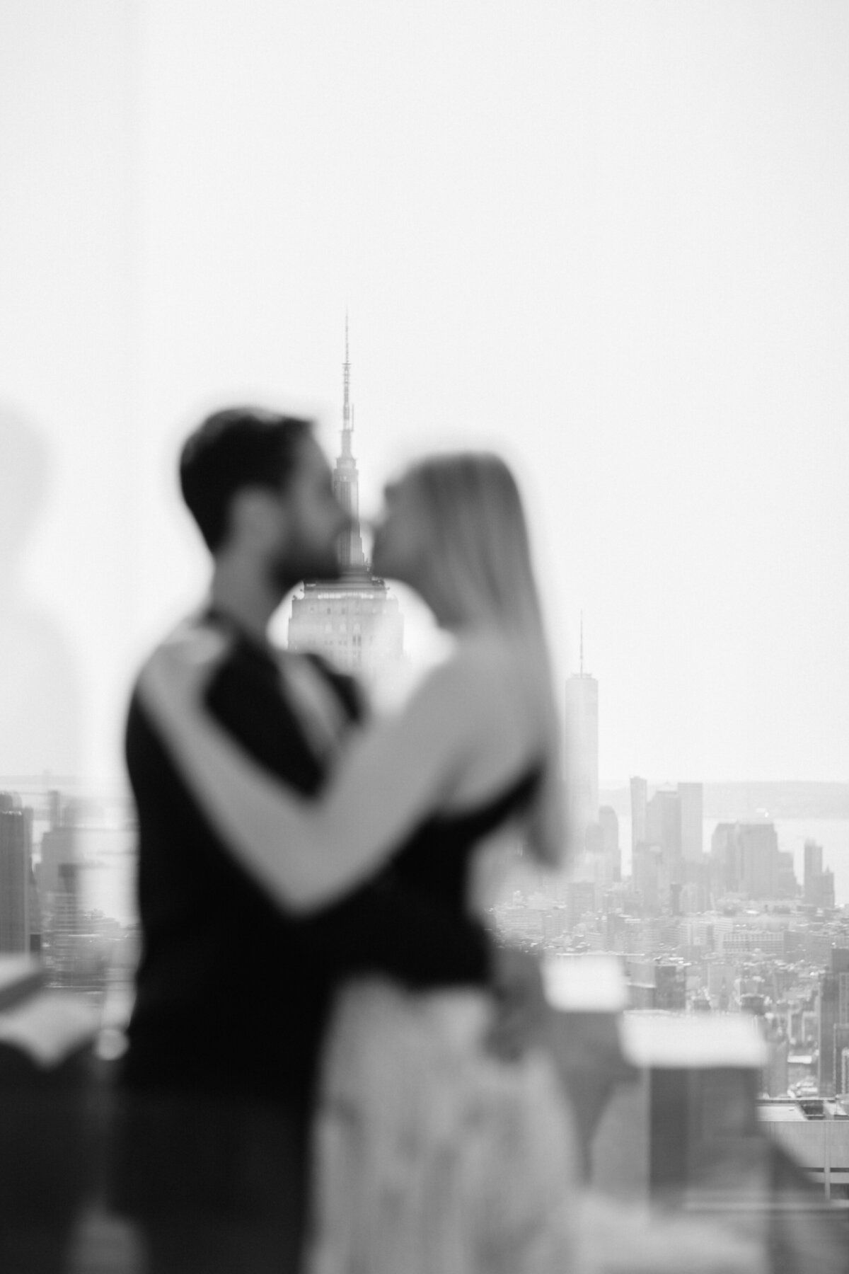 NYC-Top of the Rock-Engagement-Philadelphia-Main Line-Wedding Photographer-Kate Neal Photography