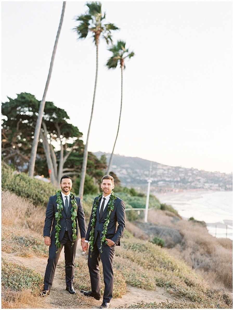 Southern California Wedding Portraits in the Hills of La Jolla © Bonnie Sen Photography