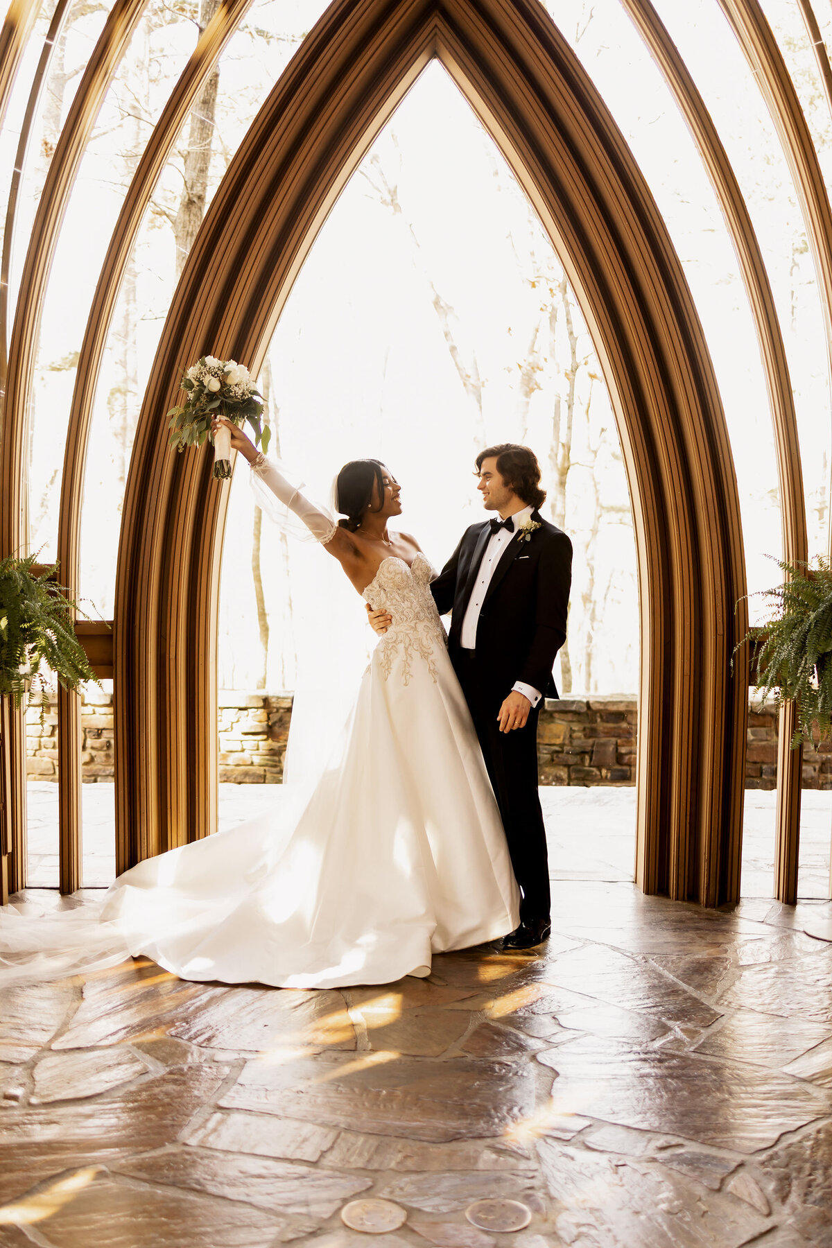 a bridal portrait in arkansas