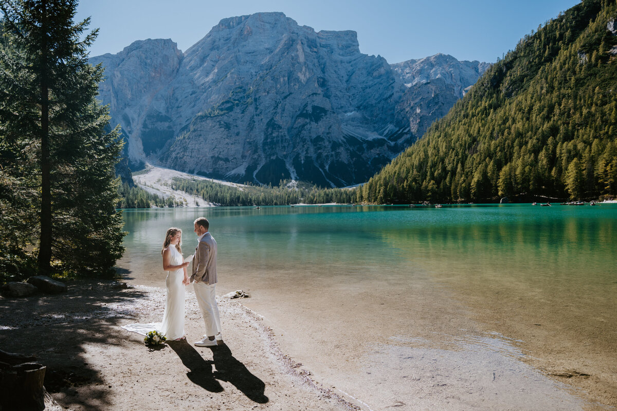 Lago di Braies Elopement -6