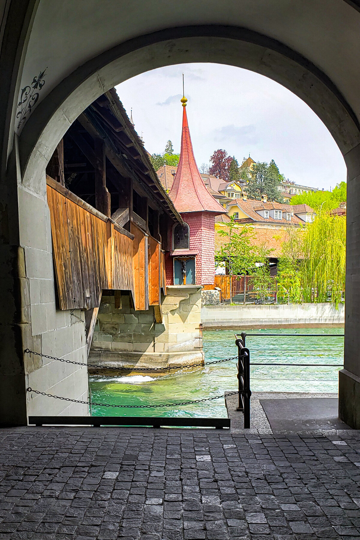 Lucernce, Switzerland Kapellbrucke Chapel Bridge