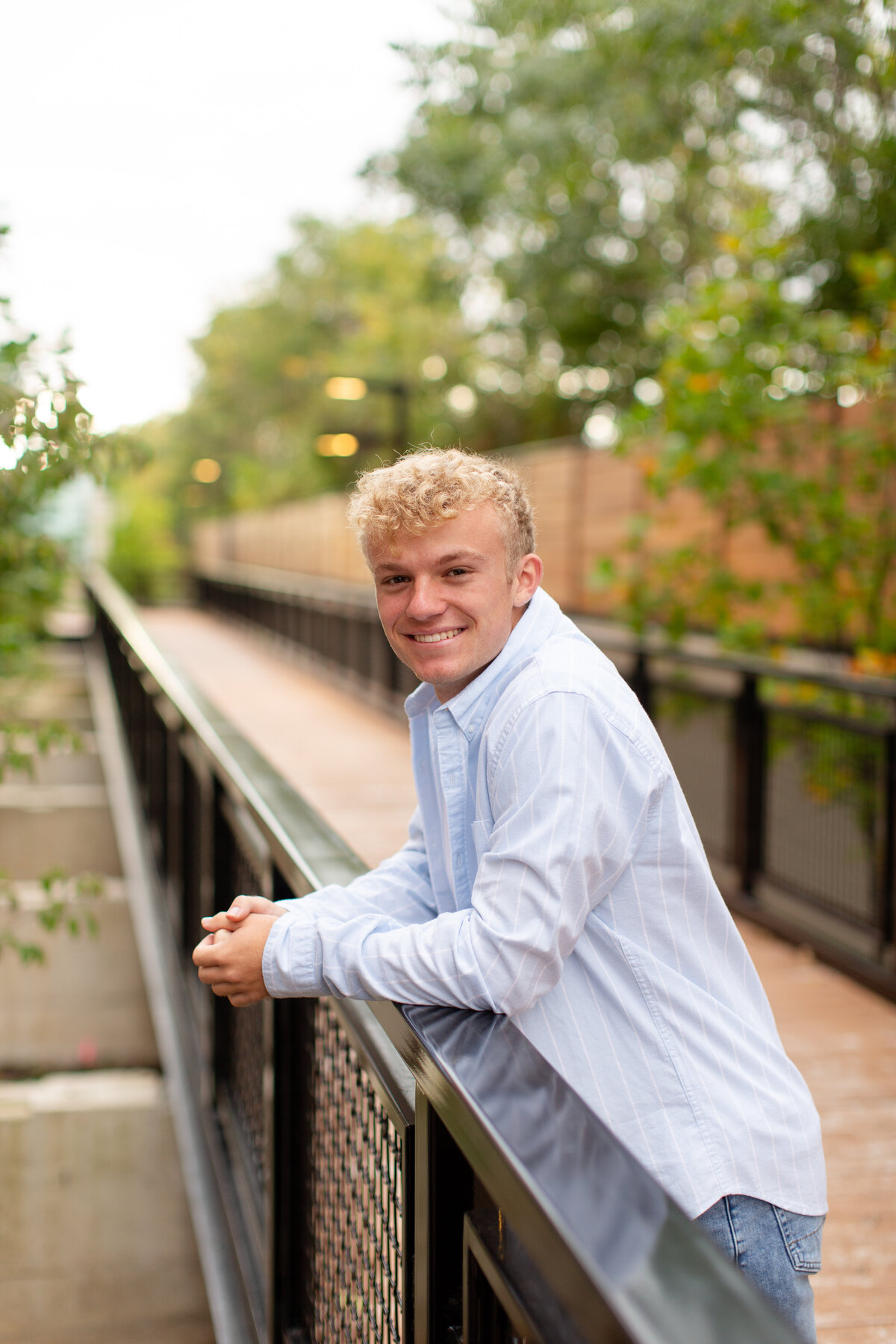 light and airy senior photos