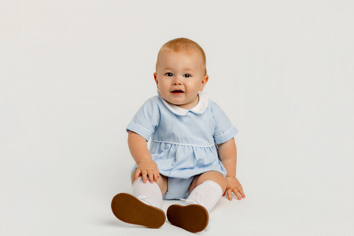 best Bentonville baby photographer, baby milestone sessions, NWA baby portrait photographer