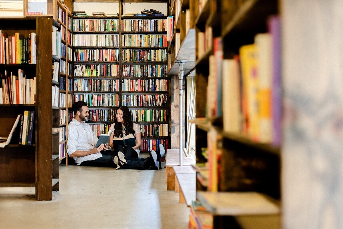 Bookstore Engagement Session
