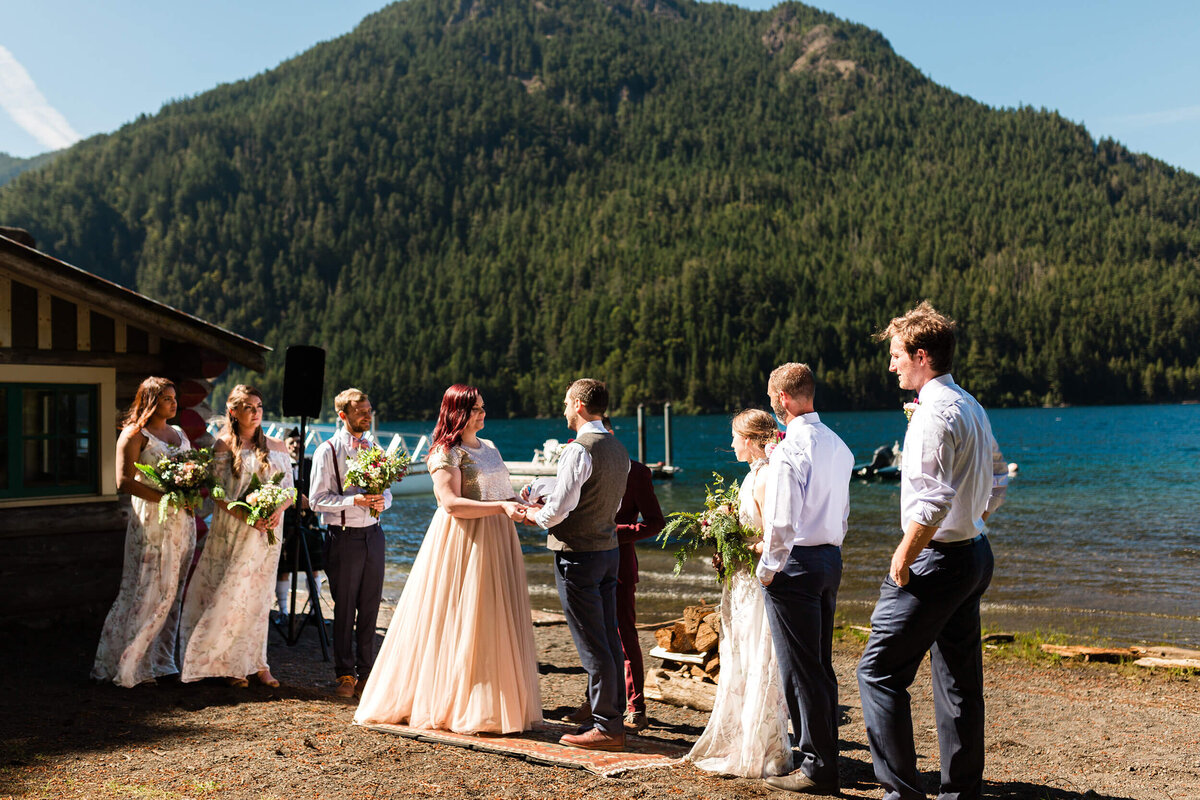 Nature Bridge Wedding Ceremony